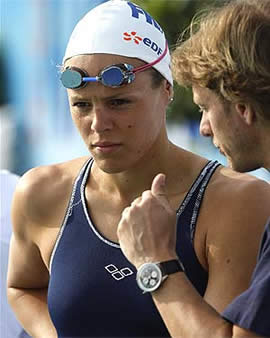 El atleta y su entrenador